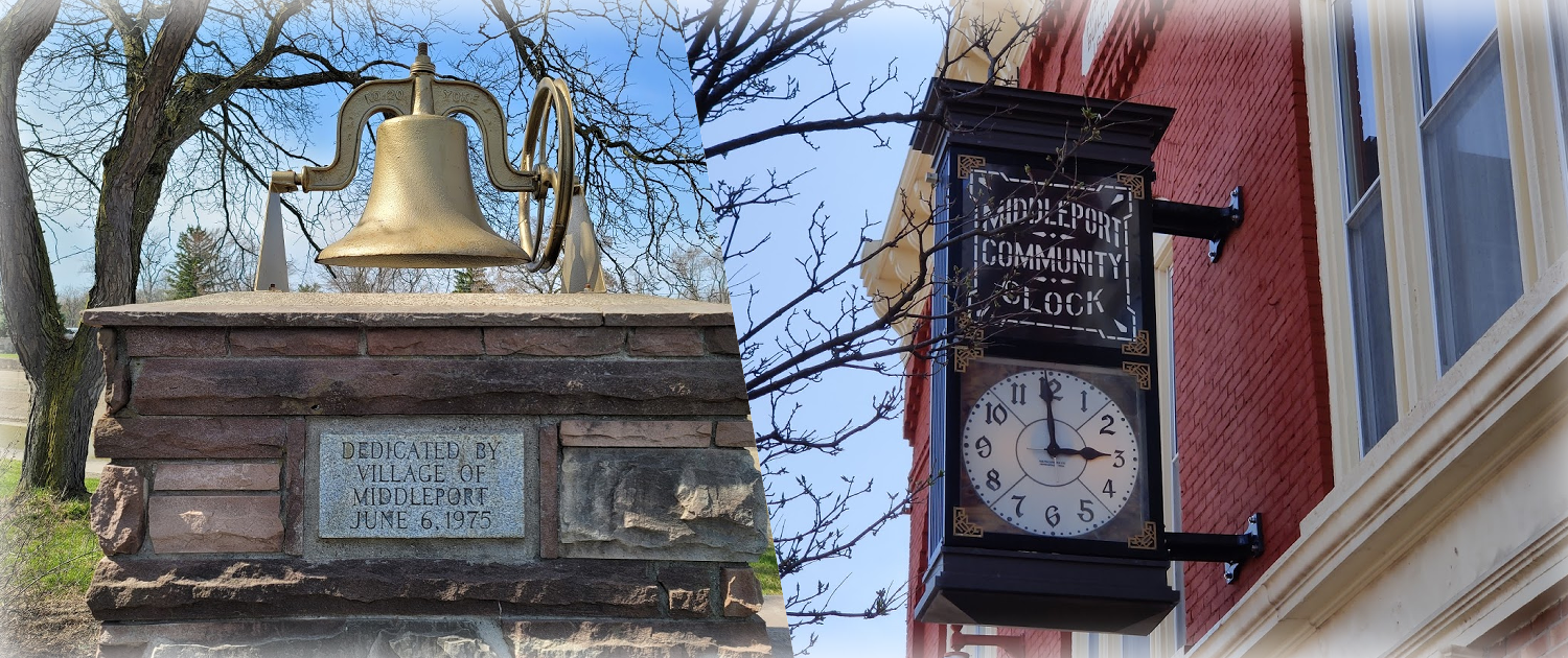 Middleport clock and bell